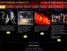 Tablet Screenshot of casttheatrical.com